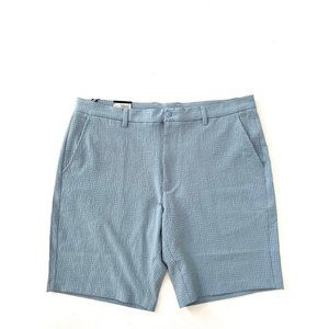 FootJoy Seersucker  Performance Golf Shorts Dove Grey